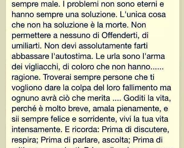 Sono sempre felice, sai perche william shakespeare ha detto